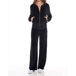 NEW OAS velour pants in black